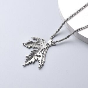 Brand New Leaf Silver Necklace #1